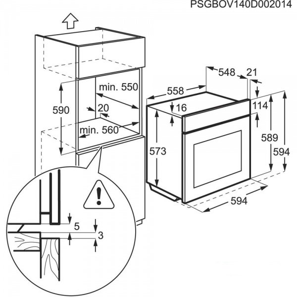 Духова шафа Electrolux OPEB2320V