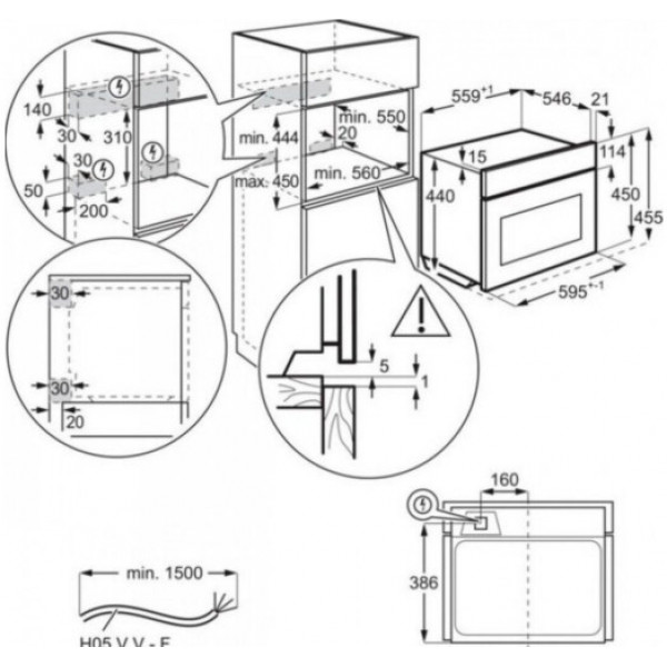Духова шафа Electrolux VKL8E08WX