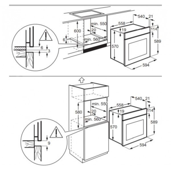 Духова шафа Electrolux OKF5C50X
