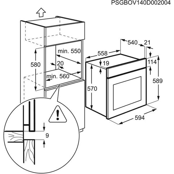 Духова шафа Electrolux OEF5E50Z