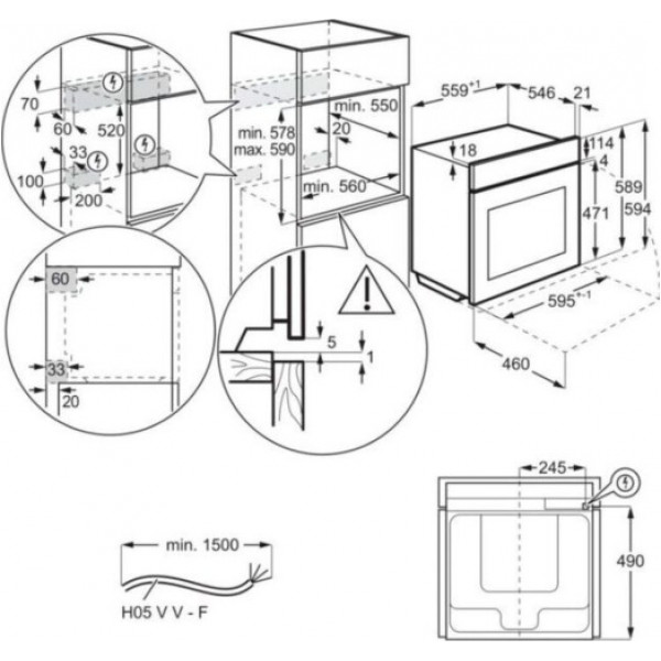 Духова шафа Electrolux OEE5H71Z