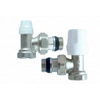 Кран радіаторний кутовий верхній 1/2" häzer