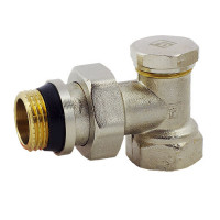 Кран радіаторний кутовий нижній 3/4" FADO NEW