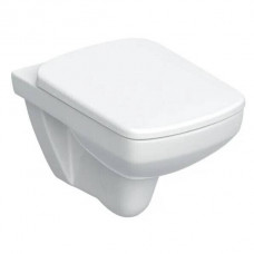 Geberit Selnova Square воронкоподібний, Rimfree, з сидінням T53, білий (501.961.00.1)