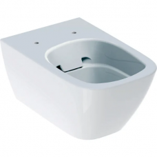 Унітаз Geberit Smyle Square воронкоподібний, закрита форма, Rimfree, білий (500.208.01.1)