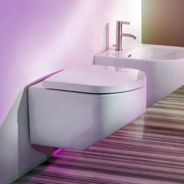 Унітаз Laufen Sonar Rimless 54х37 з кришкою, білий (H8203410000001/H8933410000001)