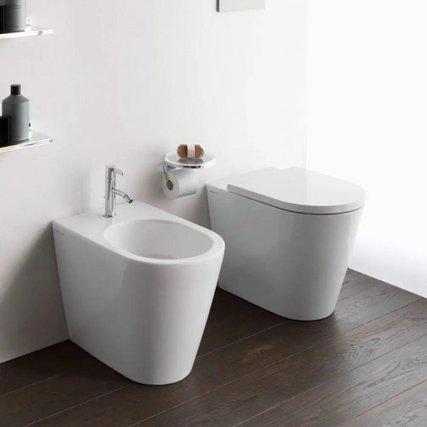 Унітаз Laufen Kartell Rimless 370x560 мм з кришкою, білий (H8233370000001/H8913330000001)