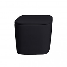 Унітаз Nic Design Semplice з кришкою, антрацит (003699013/005706013)