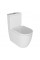 Унітаз Quarter Bath Deep 63cm з бачком, кришкою Slim і зливним механізмом, білий (70DE06001.00.1_30SCD.03WG