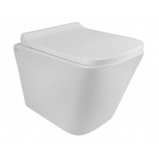 Унітаз Qtap Tern безобідковий з сідінням Soft-close QT1733052ERW