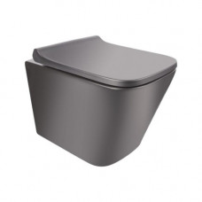 Унітаз Qtap Tern безобідковий з сідінням Soft-close QT1733052ERMB