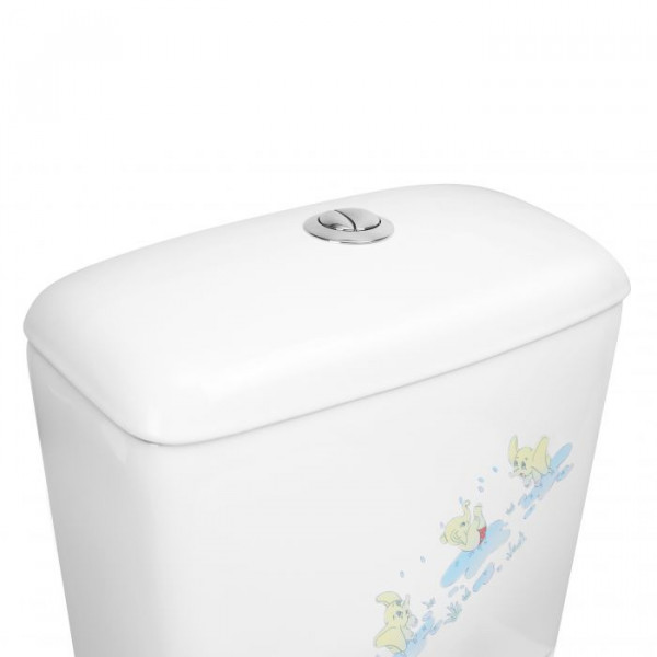 Унітаз Qtap Baby з сідінням QT2322C229PEWD