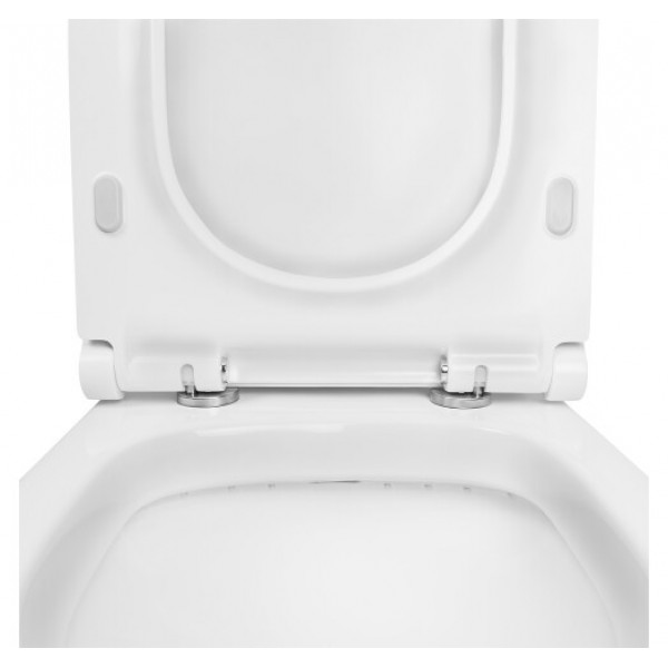 Унітаз Qtap Kolibri з сідінням Soft-close QT1022C667PW