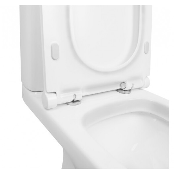 Унітаз Qtap Kolibri з сідінням Soft-close QT1022C667PW