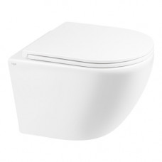 Унітаз Qtap Robin Mew безобідковий з сидінням Soft-close QT1333046EUQW