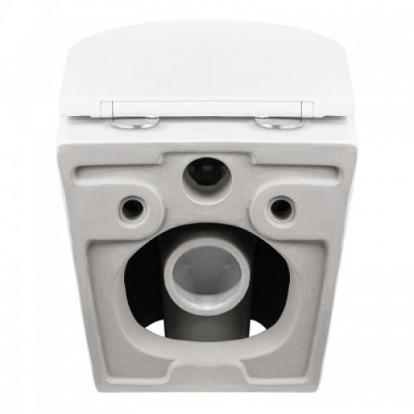 Унітаз Qtap Robin Mew безобідковий з сидінням Soft-close QT1333046EUQW