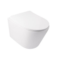 Унітаз Qtap Swan безободковий Ultra Quiet з сидінням Soft-close QT16335179W