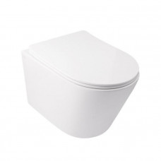 Унітаз Qtap Swan безободковий Ultra Quiet з сидінням Soft-close QT16335179W