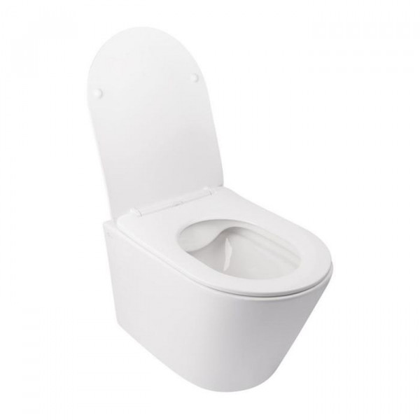 Унітаз Qtap Swan безободковий Ultra Quiet з сидінням Soft-close QT16335179W