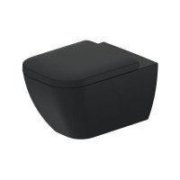Унітаз Duravit Happy D.2 Rimless, чорний матовий (2222098900)