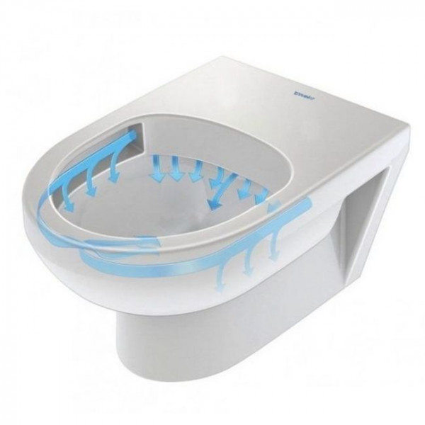 Унітаз Duravit D-Code Rimless 565x400х450 мм, білий (45700900A1)