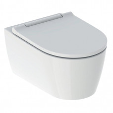 Geberit One Rimfree TurboFlush з сидінням soft-close, 54х37 см, білий, накладка білий (500.201.01.1)