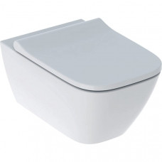 Унітаз Geberit Smyle Square Rimfree soft close, білий (500.683.00.2)