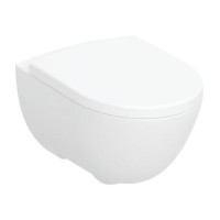Унітаз Geberit Modo Rimfree в комплекті з кришкою, лійкоподібний, закрита форма, білий (502.939.00.1)