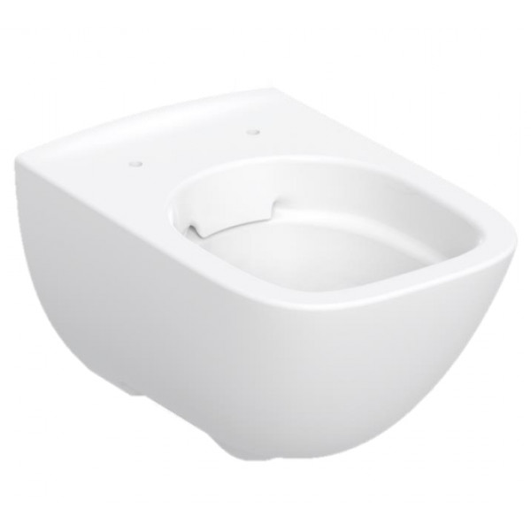 Унітаз Geberit Modo Rimfree в комплекті з кришкою, воронкоподібний, закрита форма, білий (502.827.00.1)