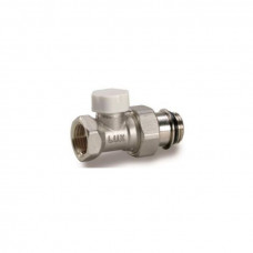Кран радіаторрний відсічний проходний різьба Н/В 1/2" o-ring (с уплотнением)