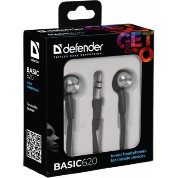 Навушники DEFENDER Basic-620 black