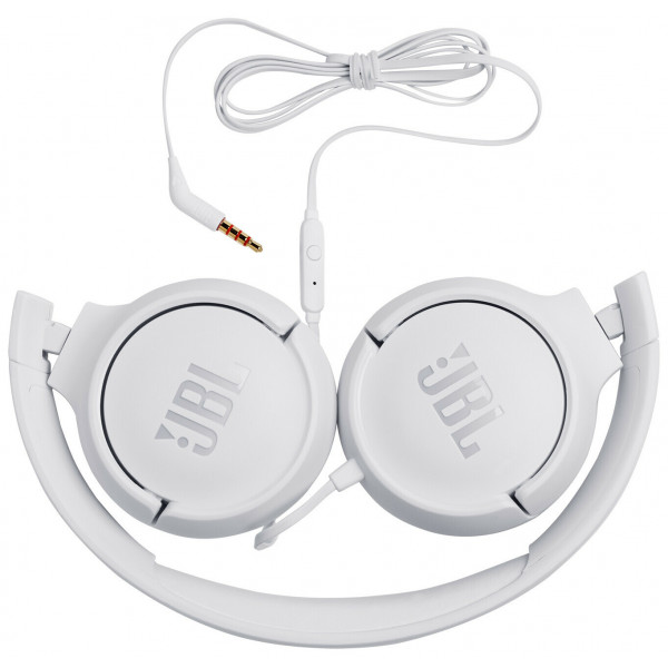 Навушники JBL T500 Білий (JBLT500WHT)