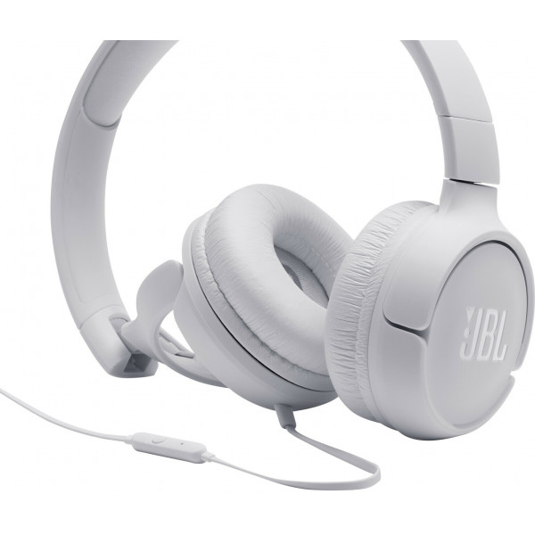 Навушники JBL T500 Білий (JBLT500WHT)