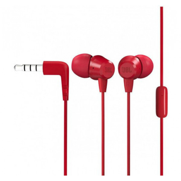 Навушники JBL C50HI red (JBLC50HIRED)