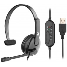 Гарнітура ПК моно On-ear 2E CH12 USB (2E-CH12MU)
