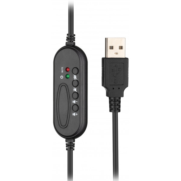 Гарнітура ПК моно On-ear 2E CH12 USB (2E-CH12MU)