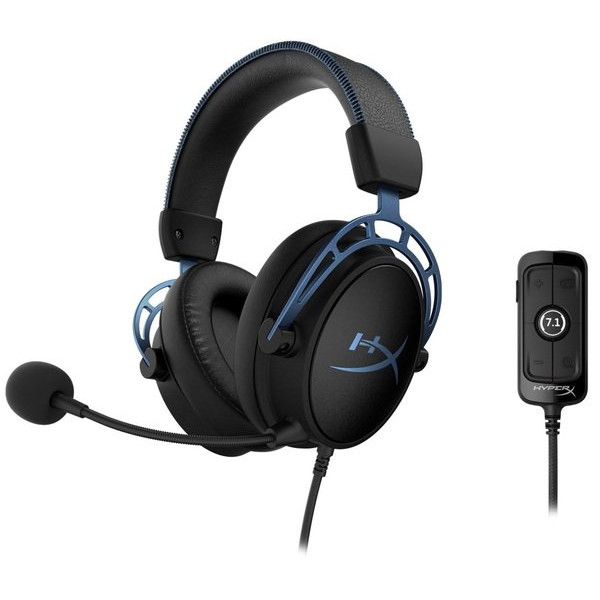Гарнітура ігрова HyperX Cloud Alpha S 3.5mm/USB Black/Blue (4P5L3AA)