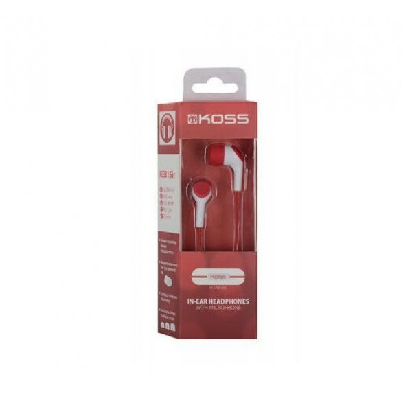 Навушники Koss KEB15iR Mic Red (190064.101)