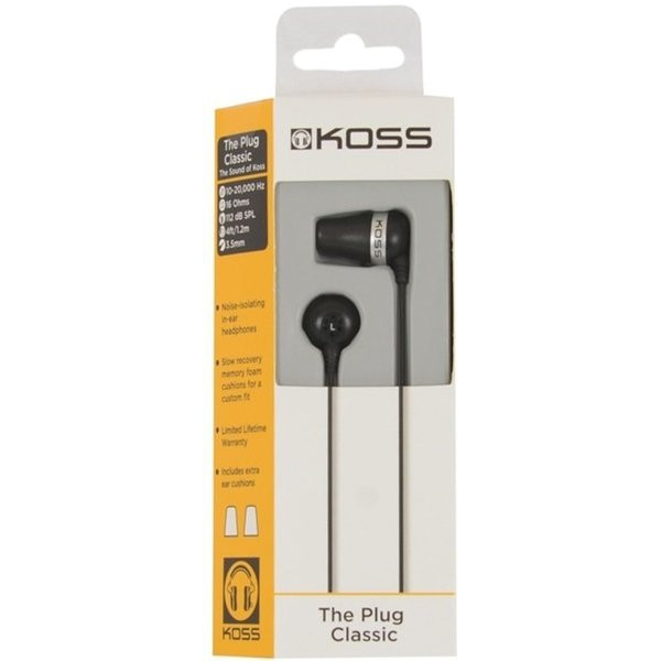 Навушники Koss The Plug Noise Isolating Classic (196635.101)