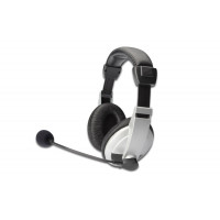 Гарнітура DIGITUS Stereo Headset, 2x3.5mm AUX, кабель 1.8м (DA-12201)