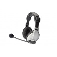 Гарнітура DIGITUS Stereo Headset, 2x3.5mm AUX, кабель 1.8м (DA-12201)