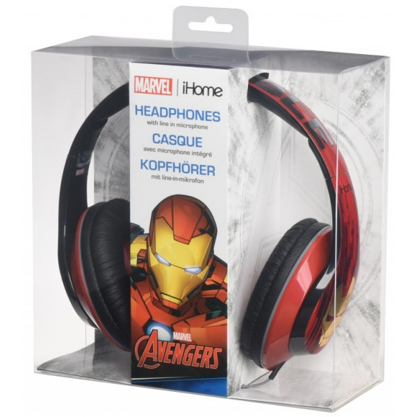 Навушники eKids/iHome MARVEL, Iron Man, Mic (VI-M40IM.11XV7)
