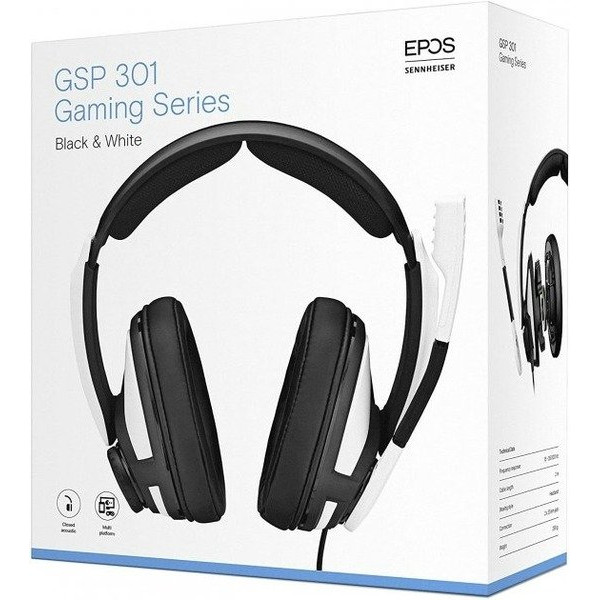 Гарнітура ПК стерео Over-ear EPOS GSP 301 (1000240)
