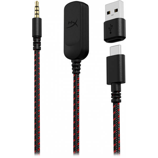 Гарнiтура HyperX Cloud III 3.5mm/USB-A/USB-C Black/Red (727A9AA)
