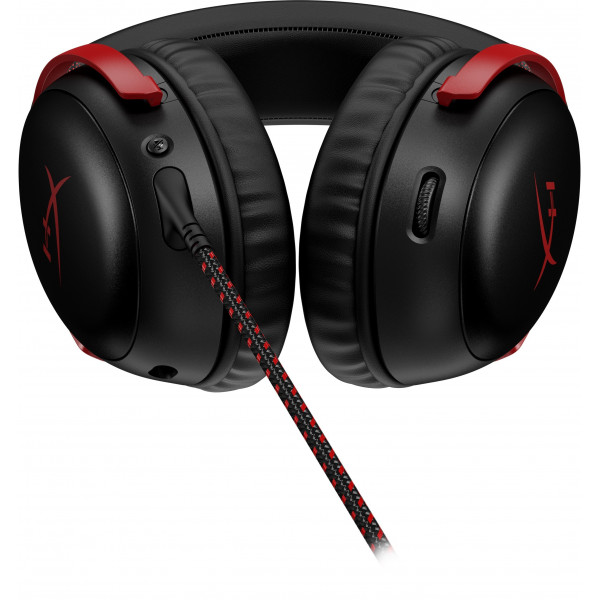 Гарнiтура HyperX Cloud III 3.5mm/USB-A/USB-C Black/Red (727A9AA)