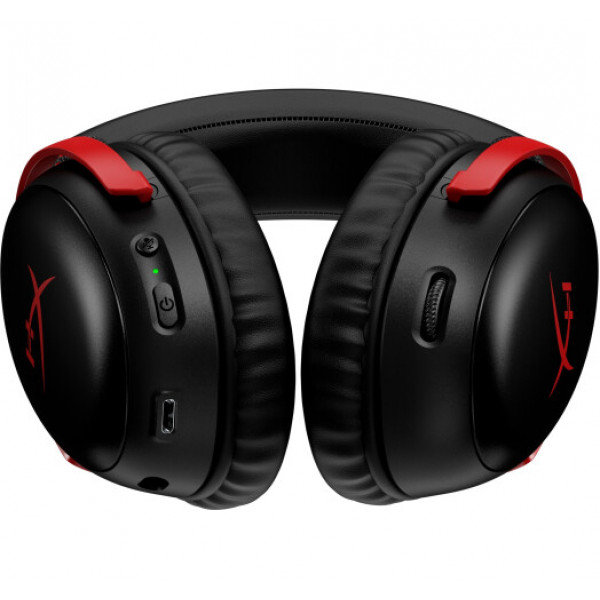 Гарнiтура HyperX Cloud III WL USB-A/USB-C Black/Red (77Z46AA)