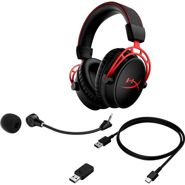 Гарнітура HyperX Cloud Alpha WL, Black/Red (4P5D4AA)