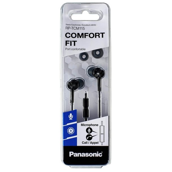 Навушники In-ear Panasonic RP-TCM115 3.5 mini-jack (RP-TCM115GCK)