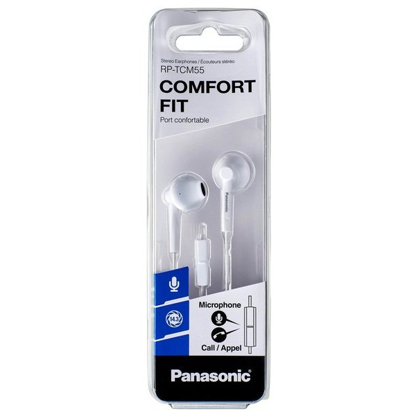 Навушники In-ear Panasonic RP-TCM55 3.5 mini-jack (RP-TCM55GC-W)