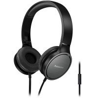 Наушники On-ear Panasonic RP-HF500M 3.5 mini-jack, Mic, Черный (RP-HF500MGCK)